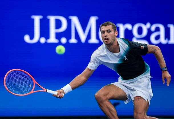 US Open tennis tournament - Day 3 Flavio Cobolli of Italy in action against Francisco Comesana of Argentina during the men s singles first round of the US Open Tennis Championships at the USTA Billie Jean King National Tennis Center in Flushing Meadows, New York, USA, 01 September 2026. The 2026 US Open tournament runs from 23 August through 13 September. FLUSHING MEADOWS NEW YORK United States  Copyright: xCRISTOBALxHERRERA-ULASHKEVICHx