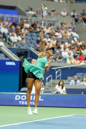 US Open tennis tournament - Day 3 Madison Keys of the US in action against Alina Korneeva of Russia during the Women™s Singles round one of the US Open Tennis Championships at the USTA Billie Jean King National Tennis Center in Flushing Meadows, New York, USA, 01 September 2026. The 2026 US Open tournament runs from 23 August through 13 September. FLUSHING MEADOWS NEW YORK United States  Copyright: xSARAHxYENESELx
