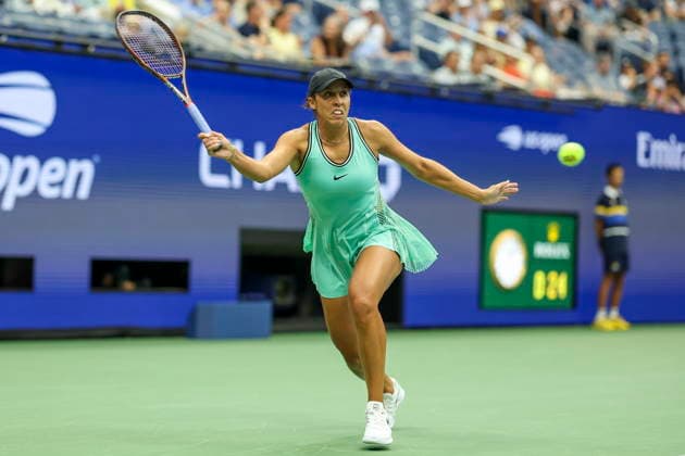 US Open tennis tournament - Day 3 Madison Keys of the US in action against Alina Korneeva of Russia during the Women™s Singles round one of the US Open Tennis Championships at the USTA Billie Jean King National Tennis Center in Flushing Meadows, New York, USA, 01 September 2026. The 2026 US Open tournament runs from 23 August through 13 September. FLUSHING MEADOWS NEW YORK United States  Copyright: xSARAHxYENESELx