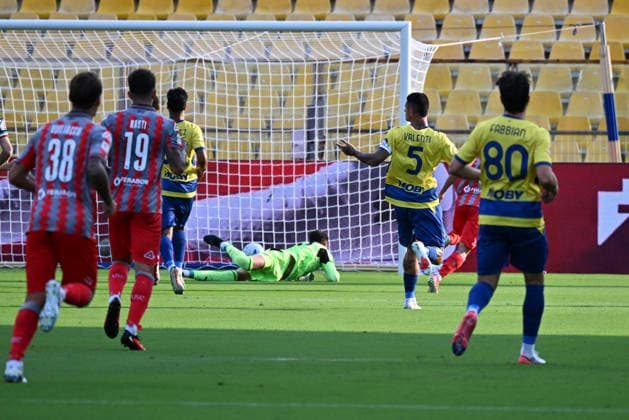 SOCCER - Coppa Italia - Parma Calcio vs. US Cremonese Photo by IPA ABACAPRESS.COM88004644 - Simone Lottici Tessandri of US Cremonese scored the first goal during the soccer match between Parma Calcio 1913 and US Cremonese, a Round of 16 match in the 2026 2027 Frecciarossa Italian Cup, at Ennio Tardini Stadium on September 1, 2026 in Parma, Italy. Parma Italy  Copyright: xIPAxSport ABACAx