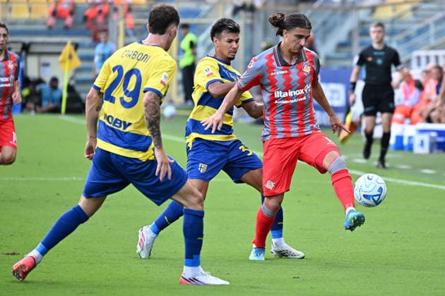 Parma Calcio v Cremonese - Coppa Italia Adin Licina of US Cremonese is in action during the soccer match between Parma Calcio 1913 and US Cremonese, the 16th leg of the Frecciarossa Italian Cup 2026 2027, at Ennio Tardini Stadium in Parma, Italy, on September 1, 2026. Parma Italy Italy  Copyright: xRobertoxTommasinix originalFilename:tommasini-parmacal260901_npjMe.jpg