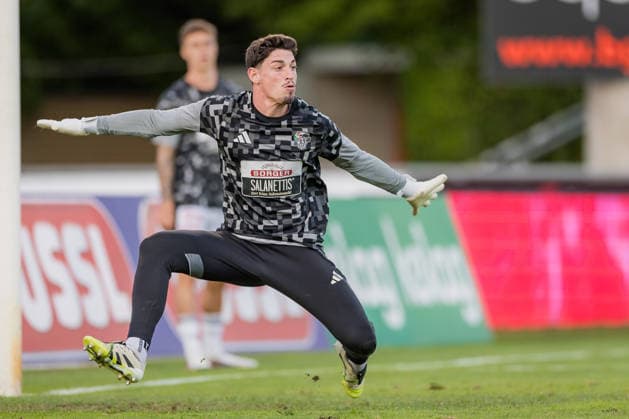 SOCCER - BL, WAC vs LASK WOLFSBERG,AUSTRIA,01.SEP.26 - SOCCER - ADMIRAL Bundesliga, Wolfsberger AC vs Linzer ASK. Image shows Lior Gliklich (WAC) during warm-up.  GEPAxpictures xMatthiasxTrinkl