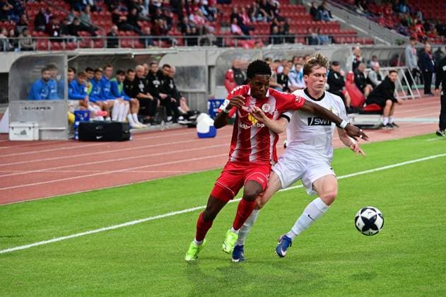 September 1, 2026 xkhx Kassel, Auestadion, Regionalliga Southwest, 2026–2027 season, KSV Hessen Kassel vs. SV Eintracht Trier, Phinees Bonianga 11, Hessen Kassel vs. Gianluca Pelzer, SV Eintracht Trier