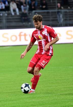 September 1, 2026 xkhx Kassel, Auestadion, Regionalliga Southwest, 2026–2027 Season, KSV Hessen Kassel vs. SV Eintracht Trier, Marice Springfeld 31, Hessen Kassel, cutout