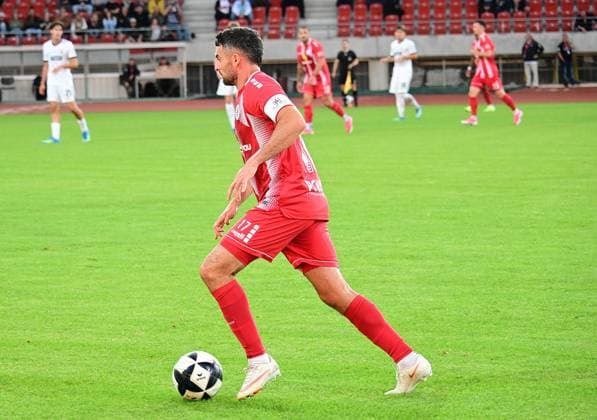 September 1, 2026 xkhx Kassel, Auestadion, Regionalliga Southwest, 2026–2027 Season, KSV Hessen Kassel vs. SV Eintracht Trier, Adrian Bravo Sanchez 17, Hessen Kassel