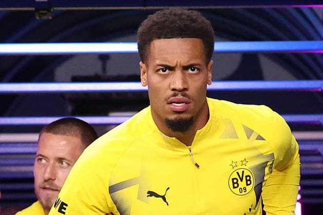 01.09.2026, xrekx, Fussball DFB Pokal 1.Runde, Hamburg-Eimsbütteler Ballsport-Club - Borussia Dortmund v.l. Einlauf der BVB Mannschaft Felix Nmecha (Borussia Dortmund) Hamburg *** September 1, 2026, xrekx, Soccer, DFB Cup First Round, Hamburg Eimsbütteler Ballsport Club vs. Borussia Dortmund – The BVB team takes the field: Felix Nmecha, Borussia Dortmund, Hamburg