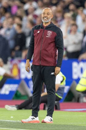 West Ham United v Wolverhampton Wanderers, EFL Sky Bet Championship, EFL, Football, London Stadium, London, UK - 01 Sep 2026 West Ham United Head Coach Nuno Espirito Santo reacts in the Technical Area London London Stadium Stratford GBR, UK NEWSPAPERS OUT Copyright: xEllixBirchx