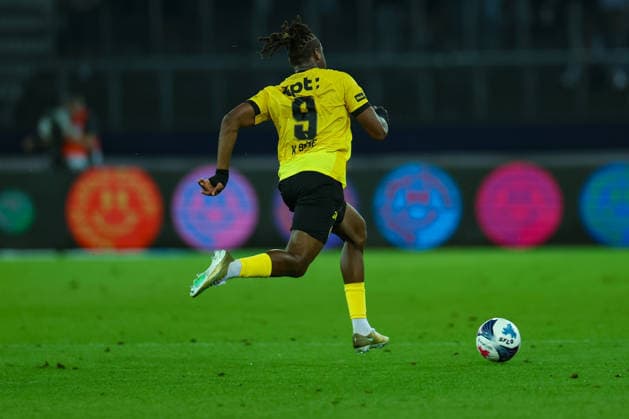 September 1, 2026, Soccer, Brack Super League 2026–27, Matchday 6, FC Zurich vs. BSC Young Boys, Letzigrund Stadium, Zurich, Switzerland; YB creates numerous fast breaks, here by Kaly Sene (9), BSC Young Boys; Photo by Urs Ottiger