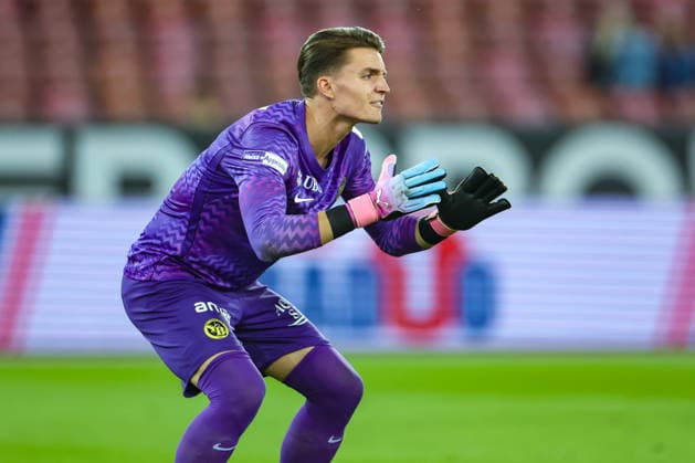 September 1, 2026, Soccer, Brack Super League 2026–27, Matchday 6, FC Zurich vs. BSC Young Boys, Letzigrund Stadium, Zurich, Switzerland; Marvin Keller 1; BSC Young Boys had few opportunities to shine in the first half. Photo by Urs Ottiger