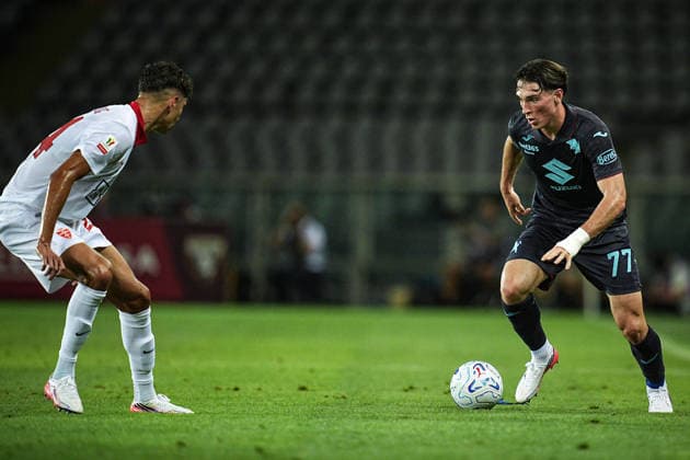 Torino s Alessio Cacciamani during Frecciarossa Italian Cup 2026 2027 soccer match between Torino and Monza at the at the Stadio Olimpico Grande Torino in Turin, north west Italy - Tuesday, September 01, 2026. - Soccer .  Copyright: xMarcoxAlpozzi LaPressex