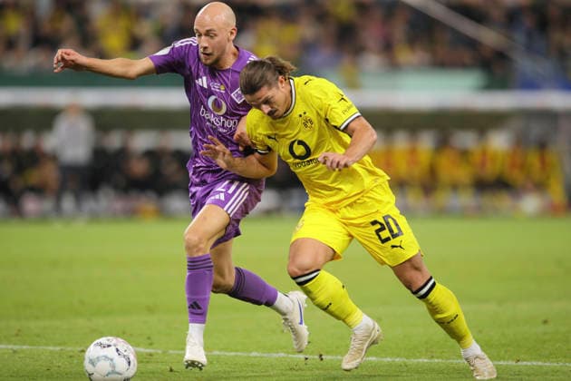 Foto : Marcel Sabitzer ( Dortmund ) gegen Fabian LEMKE , links Fussball DFB Pokal , 1. Runde am Di. 01.09.2026 HEBC - Borussia Dortmund *** Photo: Marcel Sabitzer vs. Fabian LEMKE, left—Soccer, DFB Cup, 1st Round on Tue, Sept. 1, 2026, HEBC Borussia Dortmund