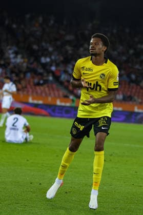 September 1, 2026, Soccer, Brack Super League 2026–27, Matchday 6, FC Zurich vs. BSC Young Boys, Letzigrund Stadium, Zurich, Switzerland Alan Virginius 7, BSC Young Boys, scored the 1–4 goal for YB Photo by Urs Ottiger