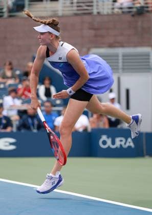 Elena Rybakina of Kazakhstan in action 2026 US Open, Day Three, USTA Billie Jean King National Tennis Center, New York, USA - 01 Sep 2026New York USTA Billie Jean King National T New York (NY) United States of America EDITORIAL USE ONLY No use with unauthorised audio, video, data, fixture lists, club league logos or live services. Online in-match use limited to 120 images, no video emulation. No use in betting, games or single club league player publications.  Copyright: xEllaxLing Shutterstockx 17124552al