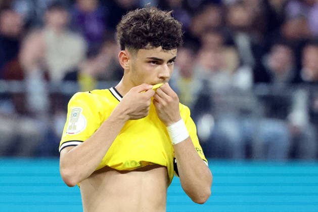 01.09.2026, xrekx, Fussball DFB Pokal 1.Runde, Hamburg-Eimsbütteler Ballsport-Club - Borussia Dortmund v.l. Samuele Inacio (Borussia Dortmund) Hamburg *** September 1, 2026, xrekx, Soccer, DFB Cup First Round, Hamburg Eimsbütteler Ballsport Club vs. Borussia Dortmund, Samuele Inacio, Borussia Dortmund, Hamburg