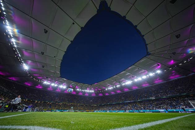 01.09.2026, xydrx, Fußball, DFB Pokal, HEBC Hamburg - Borussia Dortmund, Saison 2026 2027, Volksparkstadion: Übersichtsbild des Stadions DFB regulations prohibit any use of photographs as image sequences and or quasi-video. *** September 1, 2026, xydrx, Soccer, DFB Cup, HEBC Hamburg vs. Borussia Dortmund, 2026–2027 season, Volksparkstadion: Overview of the stadium. DFB regulations prohibit any use of photographs as image sequences and or quasi-video. Copyright: HMBxMedia YannisxDreimann