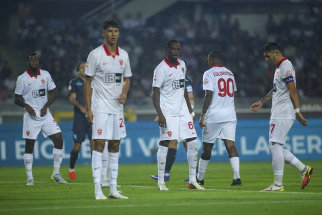 SOCCER - Coppa Italia - Torino FC vs. AC Monza Photo by IPA ABACAPRESS.COM88009321 - Eddy Kouadio of AC Monza during the 2026–27 Coppa Italia soccer match between Torino FC and AC Monza on September 1, 2026, at the Stadio Olimpico Grande Torino in Turin, Italy. Photo by Nderim KACELI Turin Italy  Copyright: xIPAxSport ABACAx