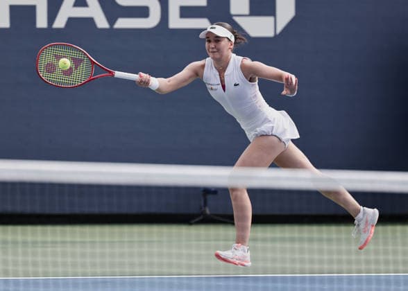 Eva Lys, US Open Championships, Billie Jean King National Tennis Center, Flushing Meadows, New York, USA . *** Eva Lys, U.S. Open Championships, Billie Jean King National Tennis Center, Flushing Meadows, New York, USA Copyright: xJuergenxHasenkopfx
