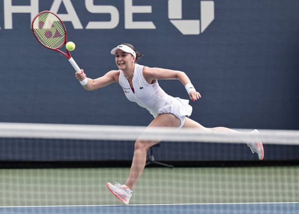 Eva Lys, US Open Championships, Billie Jean King National Tennis Center, Flushing Meadows, New York, USA . *** Eva Lys, U.S. Open Championships, Billie Jean King National Tennis Center, Flushing Meadows, New York, USA Copyright: xJuergenxHasenkopfx