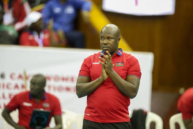 NAIROBI, KENYA - September 1: Coach Omondi Geoffrey, Kenya during the 2026 CAVB Women s African Nations Volleyball Championship between Algeria and Kenya on September 1, 2026 in Nairobi, Kenya. Photo by Chris Omollo Copyright: xx