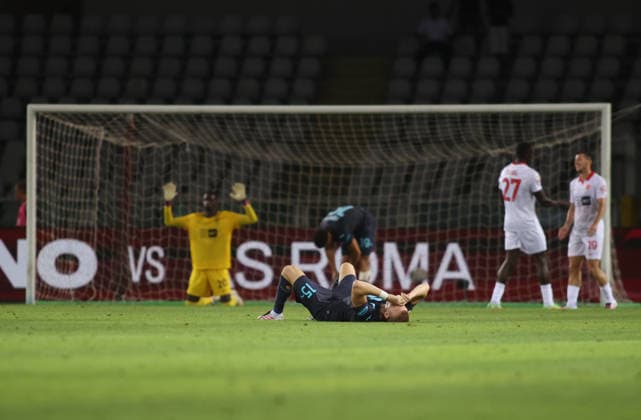 IPA88010957 - Pietro Comuzzo of Torino FC during the 2026 27 Coppa Italia soccer match between Torino FC and AC Monza on September 1, 2026, at the Stadio Olimpico Grande Torino in Turin, Italy. Photo by Nderim KACELI  Copyright: xNderimxKaceli IPAxSportx xx 88010957