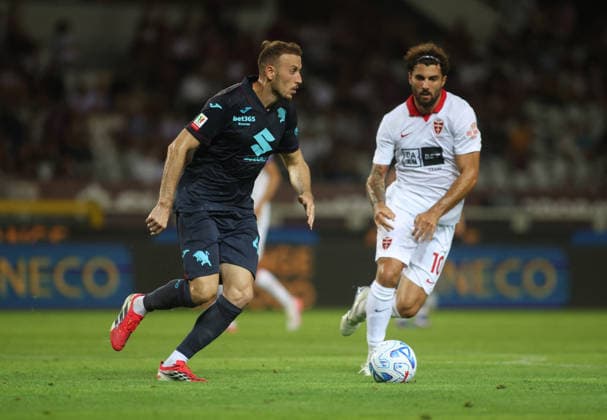 SOCCER - Coppa Italia - Torino FC vs. AC Monza Photo by IPA ABACAPRESS.COM88010965 - Ardian Ismajli of Torino FC during the 2026 27 Coppa Italia soccer match between Torino FC and AC Monza on September 1, 2026, at the Stadio Olimpico Grande Torino in Turin, Italy. Photo by Nderim KACELI Turin Italy  Copyright: xIPAxSport ABACAx