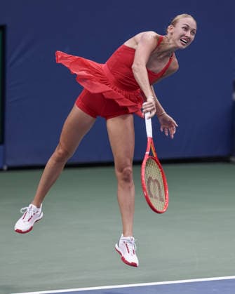 Anastasia Potapova (AUT), US Open Championships, Billie Jean King National Tennis Center, Flushing Meadows, New York, USA . *** Anastasia Potapova (AUT), U.S. Open Championships, Billie Jean King National Tennis Center, Flushing Meadows, New York, USA Copyright: xJuergenxHasenkopfx