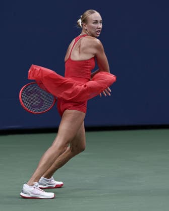 Anastasia Potapova (AUT), US Open Championships, Billie Jean King National Tennis Center, Flushing Meadows, New York, USA . *** Anastasia Potapova (AUT), U.S. Open Championships, Billie Jean King National Tennis Center, Flushing Meadows, New York, USA Copyright: xJuergenxHasenkopfx