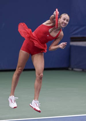 Anastasia Potapova (AUT), US Open Championships, Billie Jean King National Tennis Center, Flushing Meadows, New York, USA . *** Anastasia Potapova (AUT), U.S. Open Championships, Billie Jean King National Tennis Center, Flushing Meadows, New York, USA Copyright: xJuergenxHasenkopfx