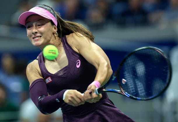 US Open tennis tournament - Day 3 Zeynep Sonmez of Turkey in action against Coco Gauff of the USA during the women s singles first round of the US Open Tennis Championships at the USTA Billie Jean King National Tennis Center in Flushing Meadows, New York, USA, 01 September 2026. The 2026 US Open tournament runs from 23 August to 13 September. FLUSHING MEADOWS NEW YORK United States  Copyright: xCRISTOBALxHERRERA-ULASHKEVICHx