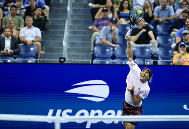 US Open tennis tournament - Day 3 Alexander Zverev of Germany in action against Lorenzo Sonego of Italy during the men s singles first round of the US Open Tennis Championships at the USTA Billie Jean King National Tennis Center in Flushing Meadows, New York, USA, 01 September 2026. The 2026 US Open tournament runs from 23 August to 13 September. FLUSHING MEADOWS NEW YORK United States  Copyright: xCRISTOBALxHERRERA-ULASHKEVICHx
