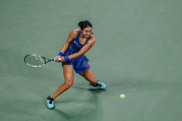US Open tennis tournament - Day 3 Alexandra Eala of the Philippines in action against Mary Stoiana of the USA during their women s singles first-round match at the US Open Tennis Championships at the USTA Billie Jean King National Tennis Center in Flushing Meadows, New York, USA, 01 September 2026. The 2026 US Open tournament runs from 23 August to 13 September. FLUSHING MEADOWS NEW YORK United States  Copyright: xOlgaxFedorovax