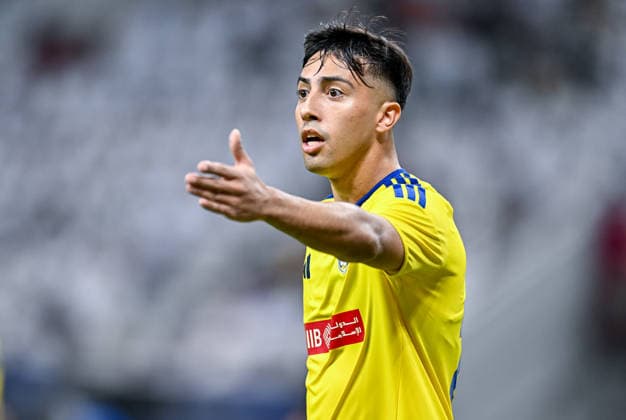 QATAR CUP 2026 SEMI-FINAL MATCH AL-SADD SC AND AL-GHARAFA SC Fabricio Diaz of Al-Gharafa SC reacts during the Qatar Cup 2026 semi-final match between Al-Sadd SC and Al-Gharafa SC at Khalifa International Stadium in Doha, Qatar, on September 1, 2026.2026. DOHA Qatar Copyright: xNOUSHADx