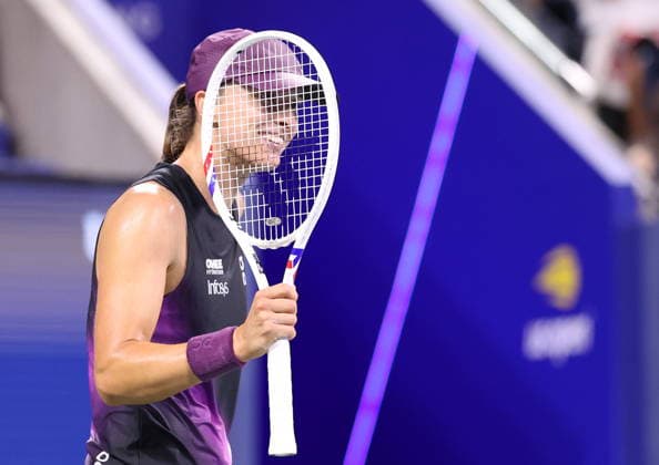 US OPEN 2026 031082026 N Z IGA SWIATEK W TRAKCIE MECZU 1. RUNDY TURNIEJU WIELKIEGO SZLEMA US OPEN MARCIN CHOLEWINSKI NEWSPIX.PL US OPEN 2026 31082026 IGA SWIATEK DURING THE MATCH IN THE FIRST ROUND OF US OPEN NEWSPIX.PL --- newspix.pl 