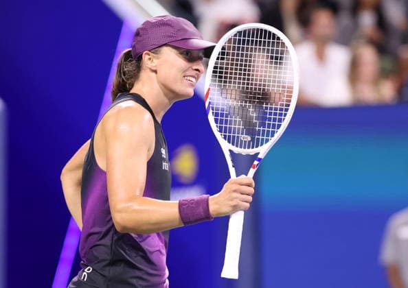 US OPEN 2026 031082026 N Z IGA SWIATEK W TRAKCIE MECZU 1. RUNDY TURNIEJU WIELKIEGO SZLEMA US OPEN MARCIN CHOLEWINSKI NEWSPIX.PL US OPEN 2026 31082026 IGA SWIATEK DURING THE MATCH IN THE FIRST ROUND OF US OPEN NEWSPIX.PL --- newspix.pl 