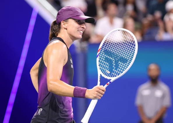 US OPEN 2026 031082026 N Z IGA SWIATEK W TRAKCIE MECZU 1. RUNDY TURNIEJU WIELKIEGO SZLEMA US OPEN MARCIN CHOLEWINSKI NEWSPIX.PL US OPEN 2026 31082026 IGA SWIATEK DURING THE MATCH IN THE FIRST ROUND OF US OPEN NEWSPIX.PL --- newspix.pl 