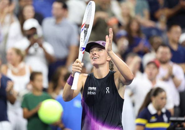 US OPEN 2026 031082026 N Z IGA SWIATEK W TRAKCIE MECZU 1. RUNDY TURNIEJU WIELKIEGO SZLEMA US OPEN MARCIN CHOLEWINSKI NEWSPIX.PL US OPEN 2026 31082026 IGA SWIATEK DURING THE MATCH IN THE FIRST ROUND OF US OPEN NEWSPIX.PL --- newspix.pl 