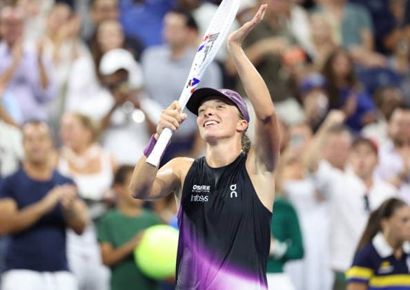 US OPEN 2026 031082026 N Z IGA SWIATEK W TRAKCIE MECZU 1. RUNDY TURNIEJU WIELKIEGO SZLEMA US OPEN MARCIN CHOLEWINSKI NEWSPIX.PL US OPEN 2026 31082026 IGA SWIATEK DURING THE MATCH IN THE FIRST ROUND OF US OPEN NEWSPIX.PL --- newspix.pl 