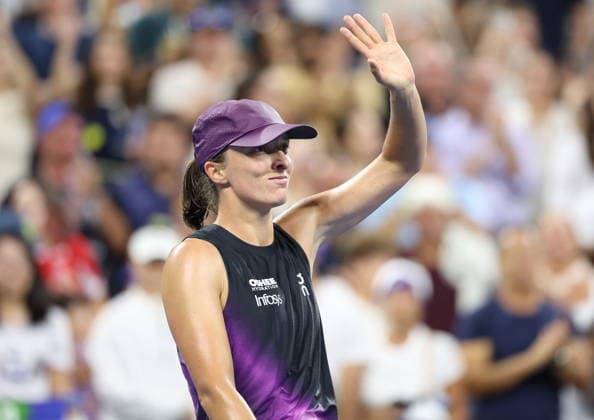 US OPEN 2026 031082026 N Z IGA SWIATEK W TRAKCIE MECZU 1. RUNDY TURNIEJU WIELKIEGO SZLEMA US OPEN MARCIN CHOLEWINSKI NEWSPIX.PL US OPEN 2026 31082026 IGA SWIATEK DURING THE MATCH IN THE FIRST ROUND OF US OPEN NEWSPIX.PL --- newspix.pl 