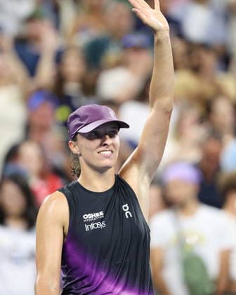 US OPEN 2026 031082026 N Z IGA SWIATEK W TRAKCIE MECZU 1. RUNDY TURNIEJU WIELKIEGO SZLEMA US OPEN MARCIN CHOLEWINSKI NEWSPIX.PL US OPEN 2026 31082026 IGA SWIATEK DURING THE MATCH IN THE FIRST ROUND OF US OPEN NEWSPIX.PL --- newspix.pl 