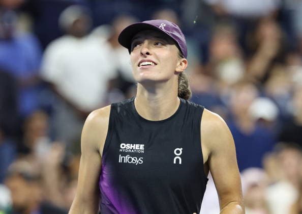 US OPEN 2026 031082026 N Z IGA SWIATEK W TRAKCIE MECZU 1. RUNDY TURNIEJU WIELKIEGO SZLEMA US OPEN MARCIN CHOLEWINSKI NEWSPIX.PL US OPEN 2026 31082026 IGA SWIATEK DURING THE MATCH IN THE FIRST ROUND OF US OPEN NEWSPIX.PL --- newspix.pl 