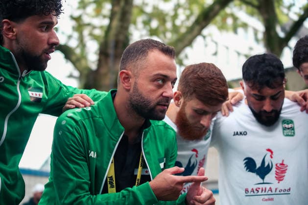 Essen, Germany, Europe SOCCA World Cup 2026, 6-on-6 small-field soccer, group stage match between Syria and Ireland ABDULRAHMAN SAKET, Syria Head Coach Copyright: xAymanxAlahmedx