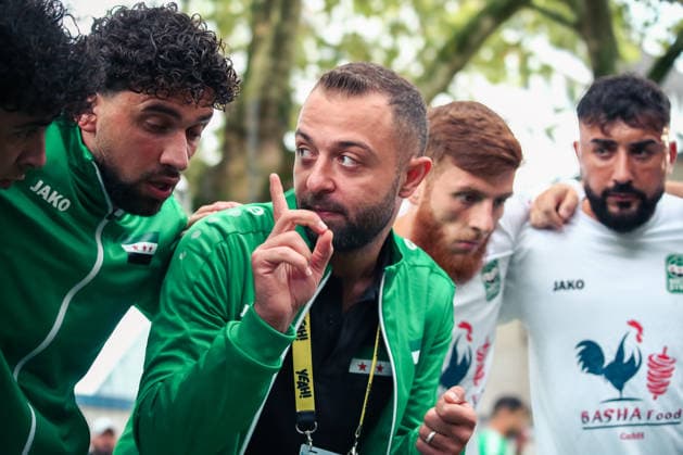 Essen, Germany, Europe SOCCA World Cup 2026, 6-on-6 small-field soccer, group stage match between Syria and Ireland ABDULRAHMAN SAKET, Syria Head Coach Copyright: xAymanxAlahmedx