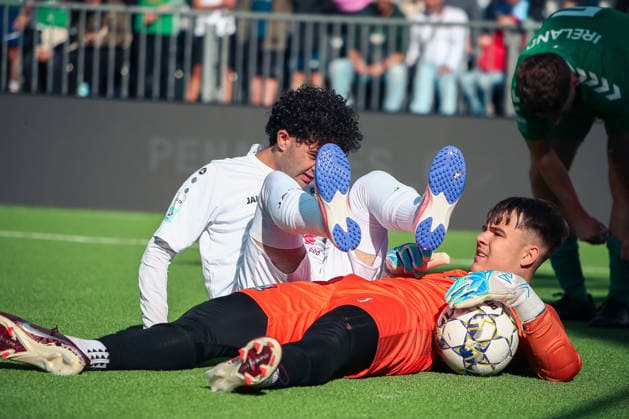 Essen, Germany, Europe SOCCA World Cup 2026, 6-on-6 small-field soccer, group stage match between Syria and Ireland: highlights, tackles, players, and emotions during the game as part of the international SOCCA World Cup in Essen Copyright: xAymanxAlahmedx