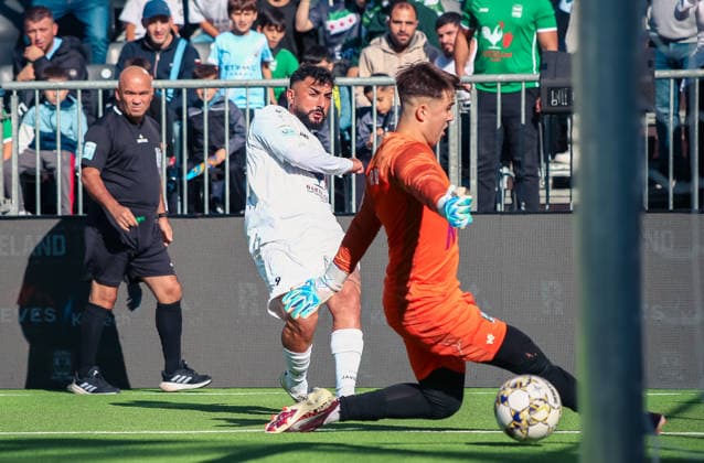 Essen, Germany, Europe SOCCA World Cup 2026, 6-on-6 small-field soccer, group stage match between Syria and Ireland, goal by Aias Aosman Copyright: xAymanxAlahmedx
