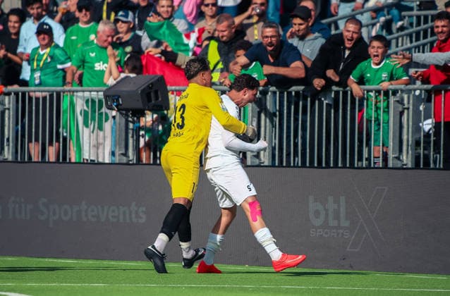 Essen, Germany, Europe SOCCA World Cup 2026, 6-on-6 small-field soccer, group stage match between Syria and Ireland: Goal and goal celebration by Mohannad Hamwi Copyright: xAymanxAlahmedx