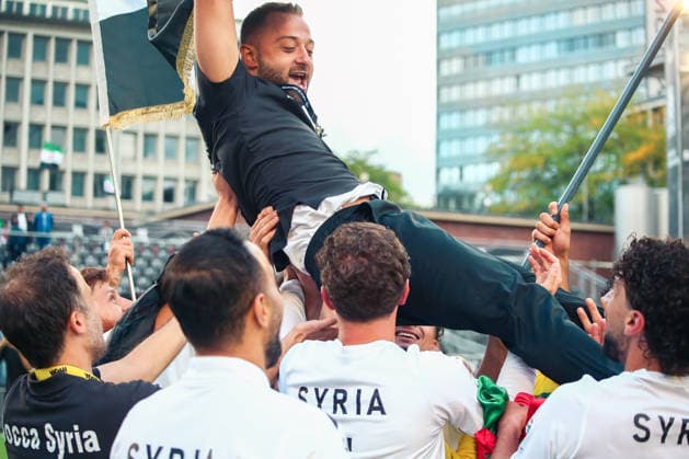 Essen, Germany, Europe SOCCA World Cup 2026, 6-on-6 small-field soccer, group stage match between Syria and Ireland ABDULRAHMAN SAKET, Head Coach Copyright: xAymanxAlahmedx