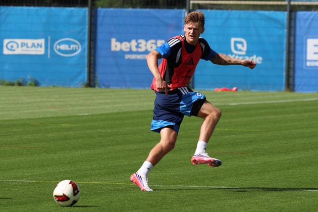 02.09.2026, xrekx, Fussball 1.Bundesliga, Hamburger SV - Training v.l. David Moller Wolfe (Hamburger SV) Hamburg *** September 2, 2026, xrekx, Soccer, Bundesliga 1, Hamburger SV Training: David Moller Wolfe, Hamburger SV, Hamburg