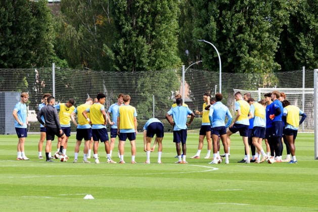 02.09.2026, DEU GER, Fussball , 2.Fussballbundesliga, Saison 2026 2027, Sportforum, Hertha BSC, Training Hertha-Spielerkreis, Cheftrainer Stefan Leitl ( Hertha BSC Berlin ) 2. Liga: DFB DFL regulations prohibit any use of photographs as image sequences and or quasi-video) Berlin Sportforum Berlin Deutschland *** September 2, 2026, GER, Soccer, 2. Bundesliga, 2026–2027 season, Sportforum, Hertha BSC, Hertha player group training, Head Coach Stefan Leitl, Hertha BSC Berlin, 2nd Division, DFB and DFL regulations prohibit any use of photographs as image sequences and or quasi-video. Berlin Sportforum, Berlin, Germany Copyright: xNordphotox xEnglerx