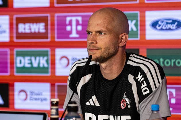 Pressekonferenz von 1.FC Köln; 02.09.2026 Rene Wagner (Cheftrainer) während einer Pressekonferenz. Pressekonferenz von 1.FC Köln vor dem Bundesligaspiel gegen VfB stuttgart; 02.09.2026 DFL regulations prohibit any use of photographs as image sequences and or quasi video. *** 1 FC Köln press conference, September 2, 2026: Head Coach Rene Wagner during a press conference. 1 FC Köln press conference ahead of the Bundesliga match against VfB Stuttgart, September 2, 2026. DFL regulations prohibit any use of photographs as image sequences and or quasi-video Copyright: xBEAUTIFULxSPORTS Buriakovx