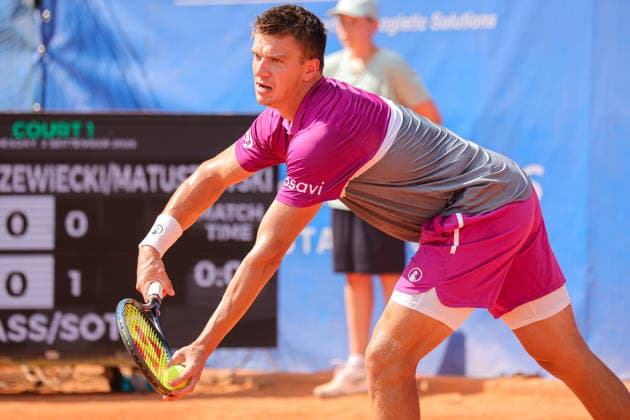 IPA88030942 - Karol Drzewiecki (POL) and Piotr Matuszewski (POL) during the Como Lake Challenger, an international tennis tournament in Como, Italy, on September 2, 2026  Copyright: xRobertaxCorradin IPAxSportx xx 88030942